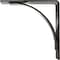 Ekena Millwork Morris Steel Bracket, Antiqued Warm Silver 3"W x 10"D x 10"H BKTM03X10X10MOAWS - alternate 6